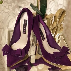 Steven “Ravesh” pumps, purple suede